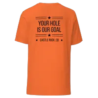 Men's High Vis | Your Hole Is Our Goal | Dryer Cleaner Co T-Shirt – Image 2