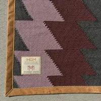 Original WEGeniusMinds Moment Mat – Mauve Handwoven Meditation Mat with Cork Base – Image 2