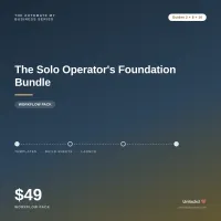 The Solo Operator's Foundation Bundle - Workflow Pack – Image 1