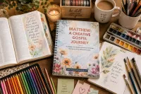 Matthew: A Creative Gospel Journey | Chapter-by-Chapter Bible Study & Creative Faith Journal for Christian Women – Image 1