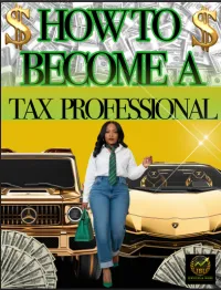 HOW TO BECOME A TAX PROFESSIONAL  – Image 1