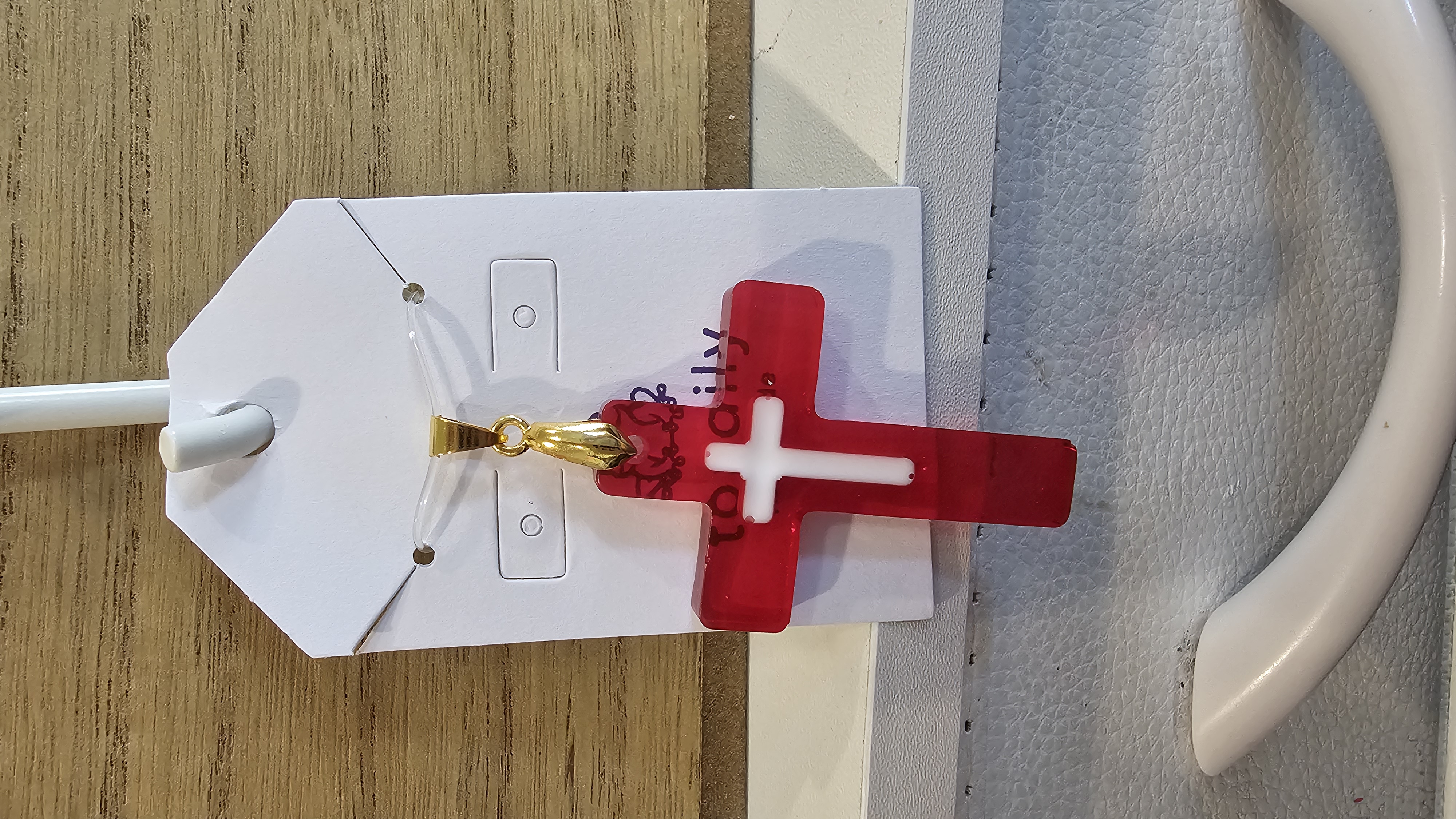 The Crimson Covenant Cross – Squared Edge, None