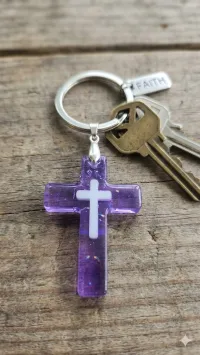 The Royal Promise – Squared Edge, Silver Key Chain