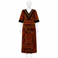  Mosaic Maxi Kaftan Dress – Image 4