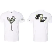 White "Will Get You Hype" Shirt | True Mix Masters Apparel – Image 1