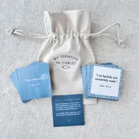 "My Identity in Christ" Affirmation Card Set – Teal