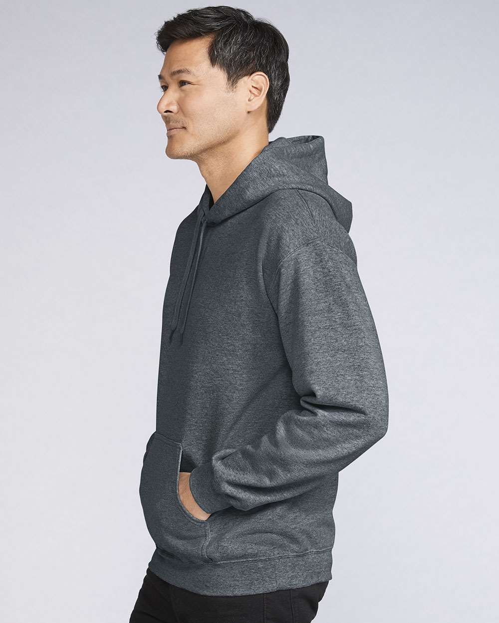 Hooded Sweatshirts – Dark Heather, XS