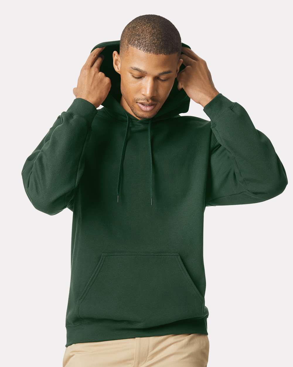 Hooded Sweatshirts – Forest Green, XS