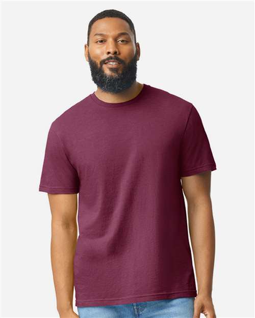Softstyle® CVC T-Shirt – Maroon Mist, XS