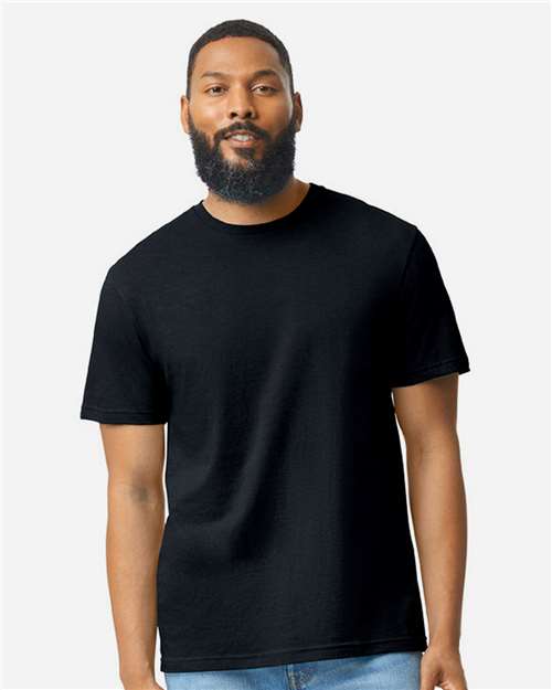 Softstyle® CVC T-Shirt – Pitch Black, XS