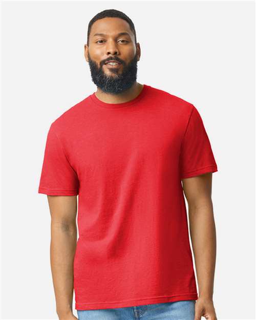 Softstyle® CVC T-Shirt – Red Mist, XS