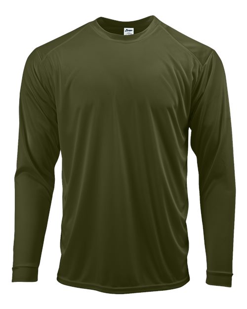 Long Islander Performance Long Sleeve T-Shirt – Olive Green, XS