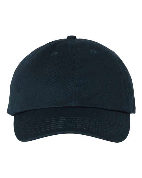 Bio-Washed Classic Dad Hat – Navy, Adjustable