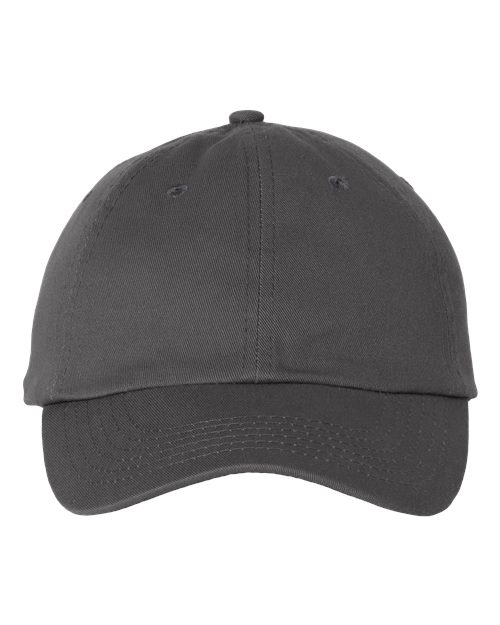 Bio-Washed Classic Dad Hat – Charcoal, Adjustable
