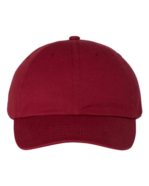 Bio-Washed Classic Dad Hat – Cardinal, Adjustable