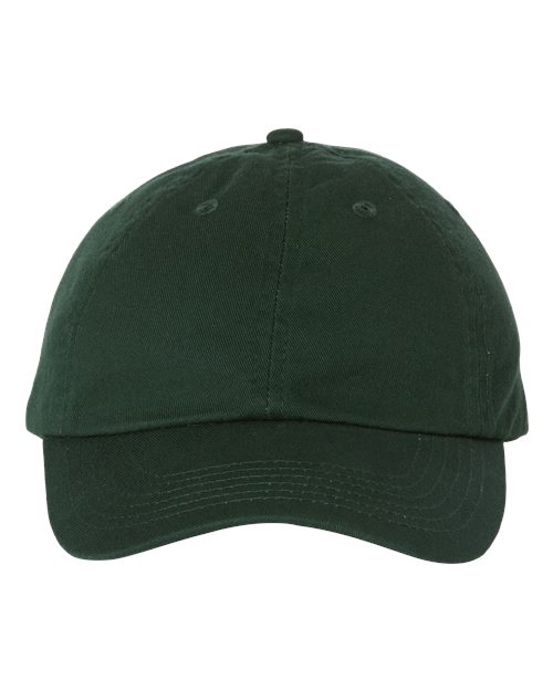 Bio-Washed Classic Dad Hat – Forest Green, Adjustable