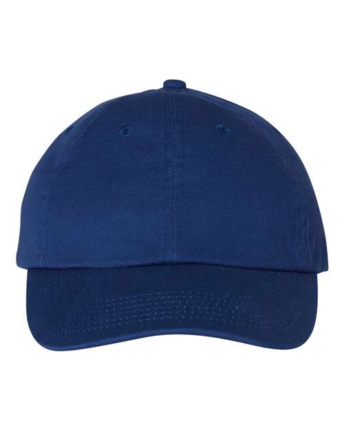 Bio-Washed Classic Dad Hat – Royal, Adjustable