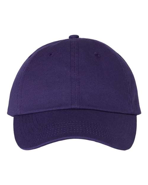 Bio-Washed Classic Dad Hat – Purple, Adjustable