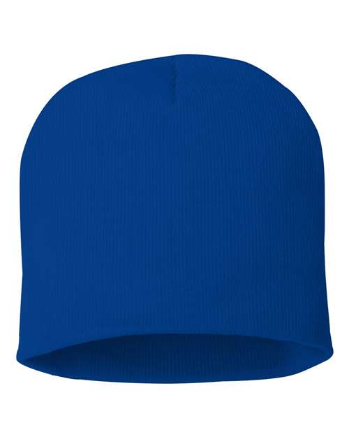 8" Beanie – Royal Blue, One Size