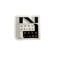 Grow Sales. Save Lives. Sticker – Image 1