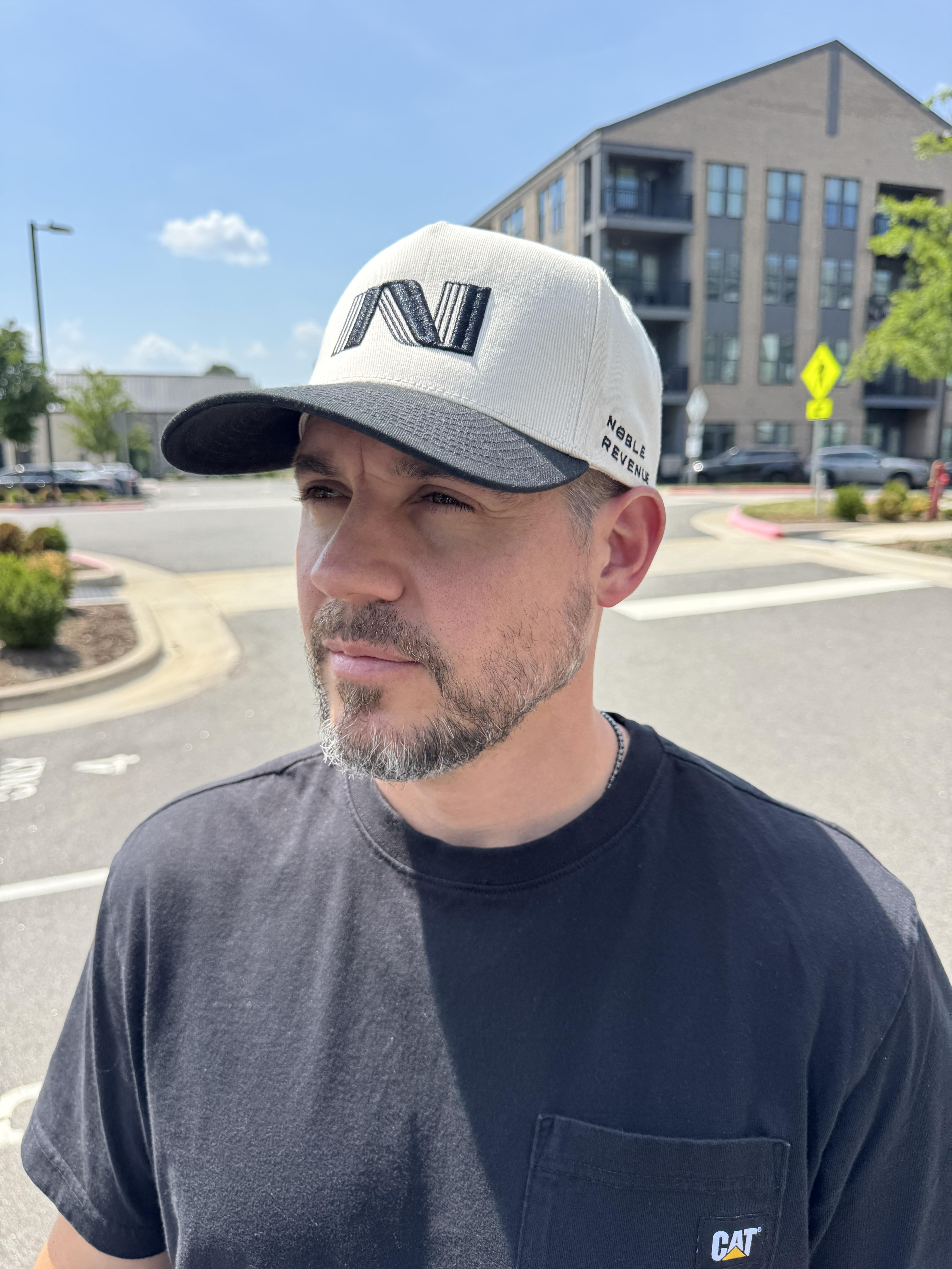 Noble Revenue℠ “N” Cream or Black Hat (Premium Cotton Twill) – Image 1