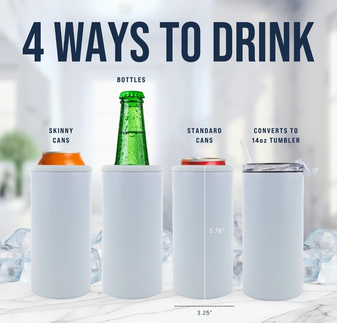 4 in 1 tumbler with bottle opener – Image 4