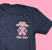 "Fighting Together" Breast Cancer tee – Image 2