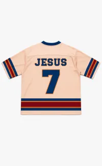Light Beige Praise God Jesus Jersey – Image 2