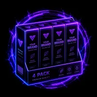 Package / box design (4-Pack Design) – Image 1