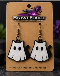 Earrings – Ghost Kitty