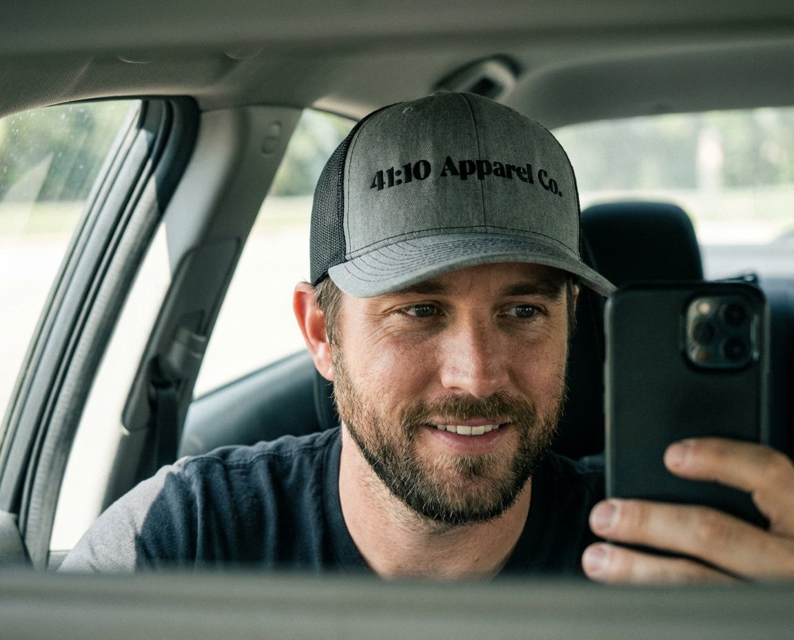 41:10 Logo Trucker Hat – Image 9
