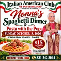 10/18 Nonna's Spaghetti Dinner  – Image 1