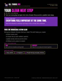 Your Clear Next Step — AI Skill – Image 1