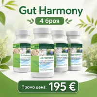 Пакет с 4 x Гут Хармони / Gut Harmony 60 Капсули  – Image 1