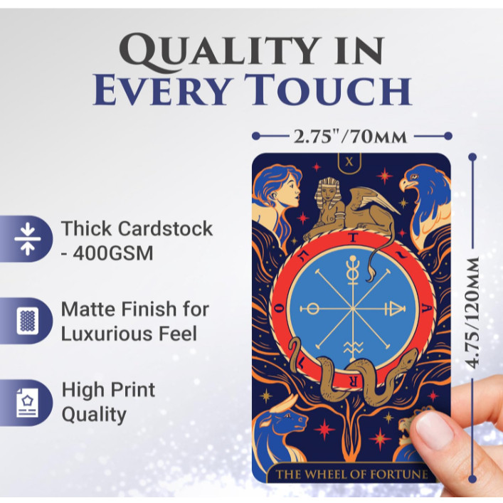 Wyspell Blue Starlight Tarot Deck - Authentic – Image 6