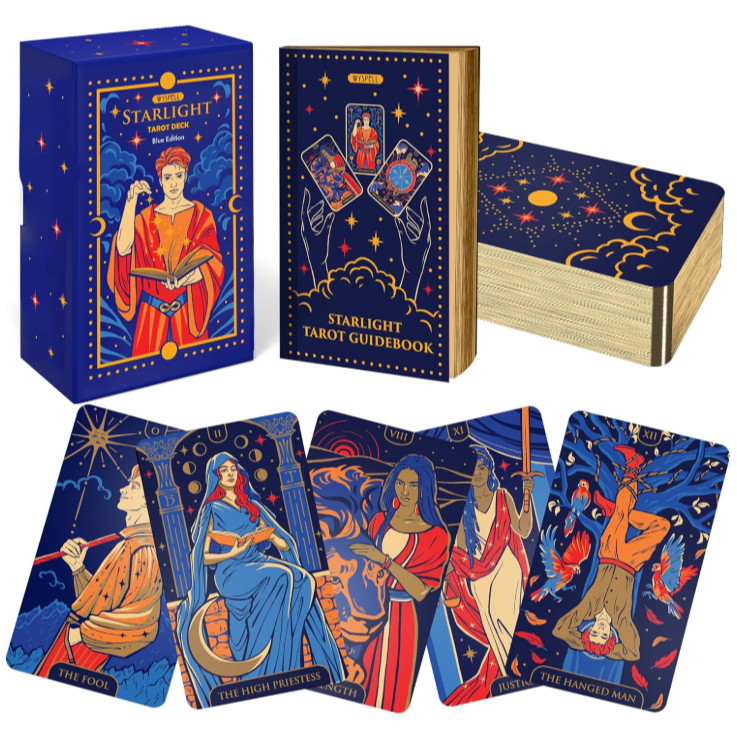 Wyspell Blue Starlight Tarot Deck - Authentic – Image 3