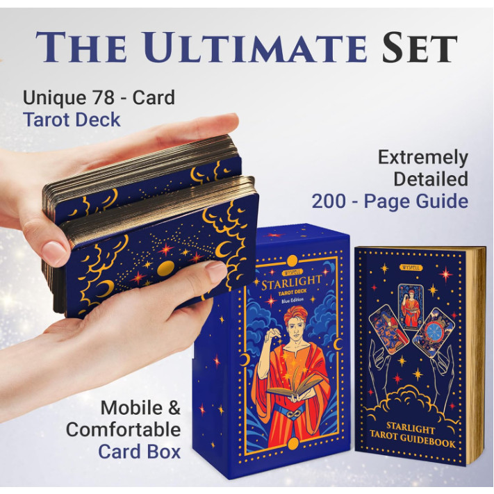 Wyspell Blue Starlight Tarot Deck - Authentic – Image 4