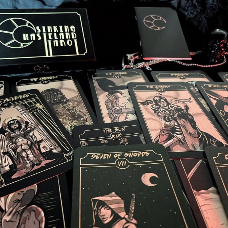 Sinking Wasteland Tarot Deck with Rigid Box and Booklet - 5th Edition (USED) – Image 3
