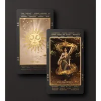 Lucid Dreams Beginners Tarot Deck Black Eclipse by St Soleil with Astrological Symbols & Elemental Keys for Easy Learning – Image 6