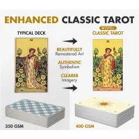 Wyspell Classic Tarot Deck Light - Authentic with Enhanced Artwork & 100-Page Guidebook for Beginners – Image 6