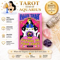 Wyspell Paws Tarot (Cat Tarot Cards with Guide Book) - AUTHENTIC – Image 1