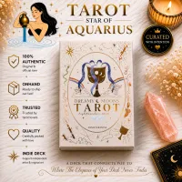 Dreamy Moons Lightworker Tarot - Authentic – Image 1