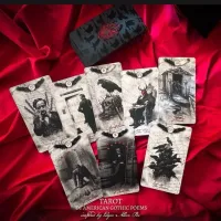 Tarot of American Gothic Poems Inspired by Edgar Allan Poe 100% Authentic Onhand Quality Deck Luxury Deck – Image 4