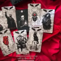 Tarot of American Gothic Poems Inspired by Edgar Allan Poe 100% Authentic Onhand Quality Deck Luxury Deck – Image 3