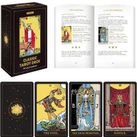 Wyspell Classic Tarot Deck Dark- Authentic with Enhanced Artwork & 100-Page Guidebook for Beginners – Image 5