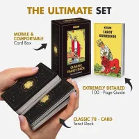 Wyspell Classic Tarot Deck Dark- Authentic with Enhanced Artwork & 100-Page Guidebook for Beginners – Image 6