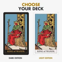 Wyspell Classic Tarot Deck Dark- Authentic with Enhanced Artwork & 100-Page Guidebook for Beginners – Image 8