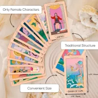 Wyspell Neoteric Feminine Tarot Card with Meaning and Boarderless – Image 3