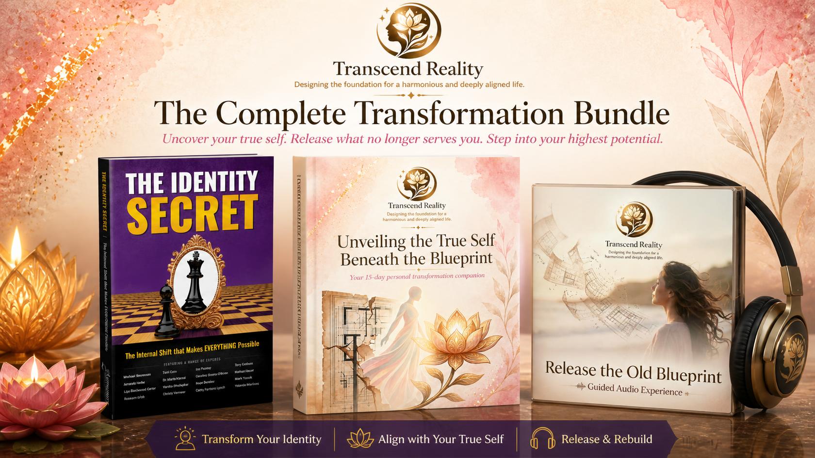 Complete Identity Transformation Bundle: The Identity Secret e-book, the Hypnosis audio session and the Journal – Image 2