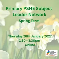 Primary PSHE Network Spring Term 2027 Online – Image 1